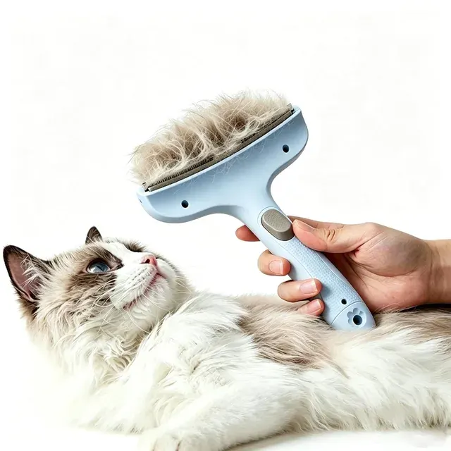 Curved Pet Grooming Comb 2