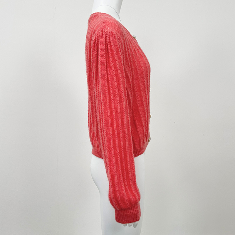 Fashion Winter Casual Y2k Red Creneck Solid Color 3