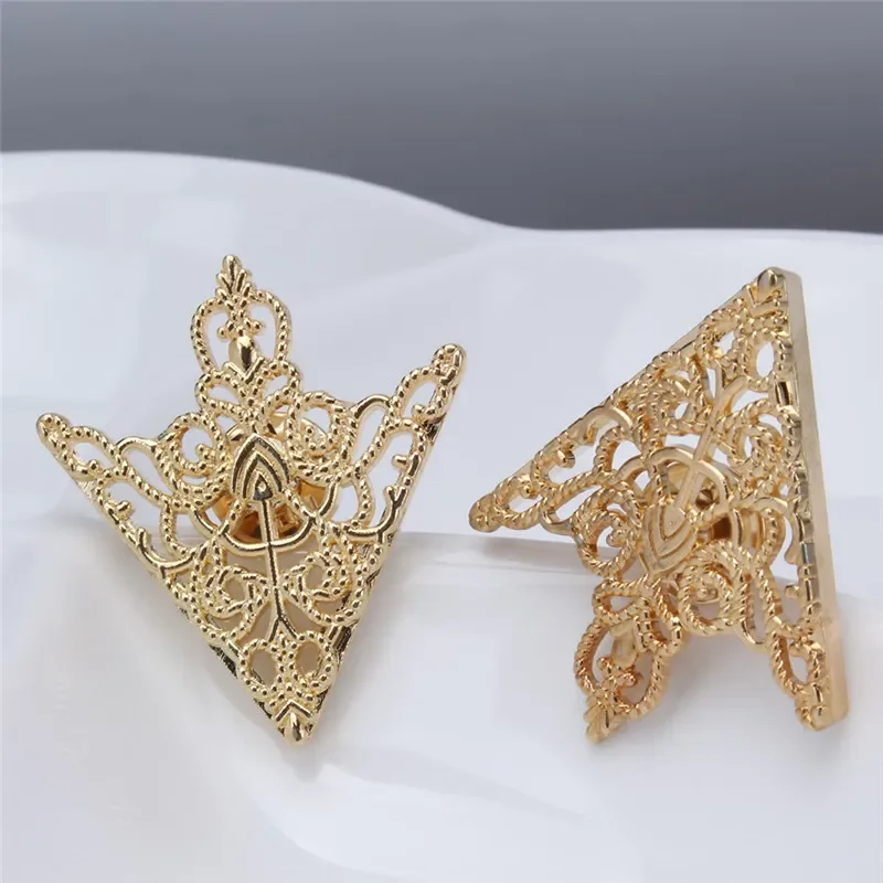 Mode Goldene Brosche Pin Für Frauen Elegante Kragen 4