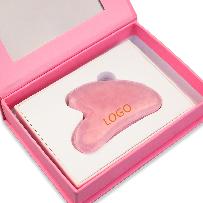Natural Jade Stone Low Price Rose Quartz Scraping