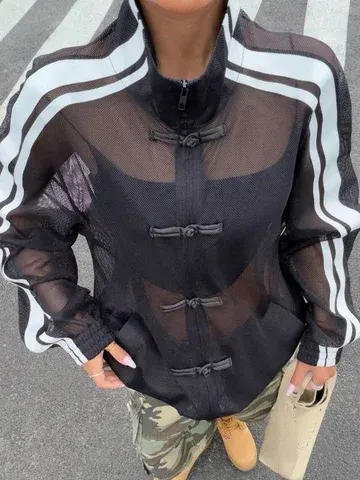 Stehkragenbluse