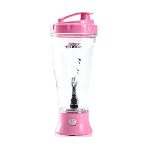 1 Stück Tragbarer Elektrischer Kaffee-Rührbecher Milchprotein-Pulver-Shaker-Becher Kunststoff-Wasserflasche für 1