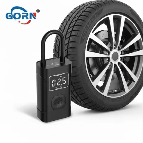 Tragbare Mini-Luftpumpe mit Digitalanzeige, 150 PSI