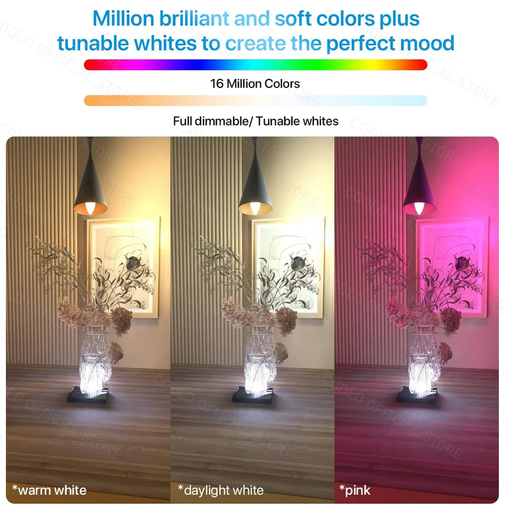 Ewelink E14 Smart Wifi LED-Glühbirne Zigbee RGBCW Kerzenlampe 2