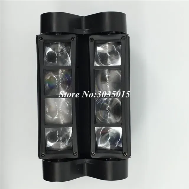 Mini LED 8x3W RGBW Moving Head Licht Spider 2