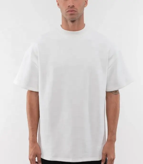Men Luxury Heavy 100% Cotton Camisetas Oversize T 3