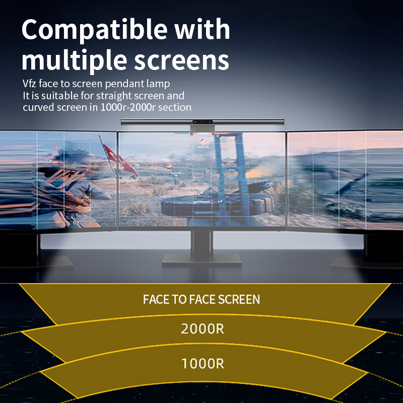 USB Monitor Light Bar with Webcam 2
