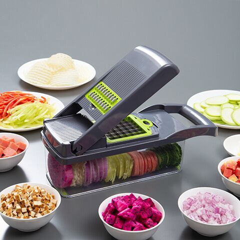 Kitchen Gadgets Multifunctional Veget Onion Chopper Potatoes Cutter 4