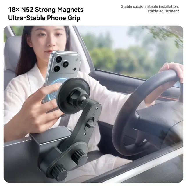 Magnetic 360-Degree Vent Phone Mount 3