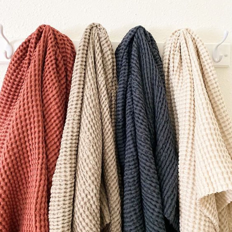 Organic Bamboo Waffle Baby Blanket 3