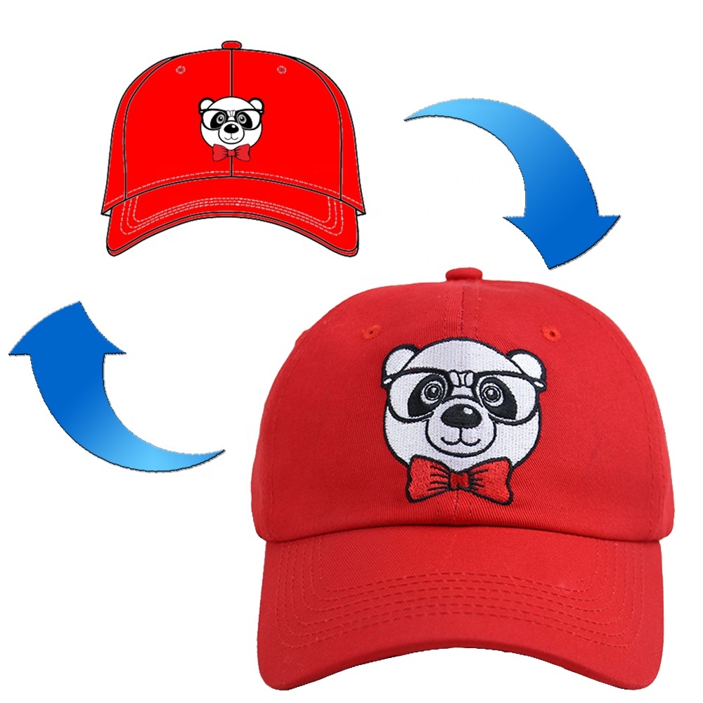Plain Black Red Blank Distressed Sport Dad Hats 2