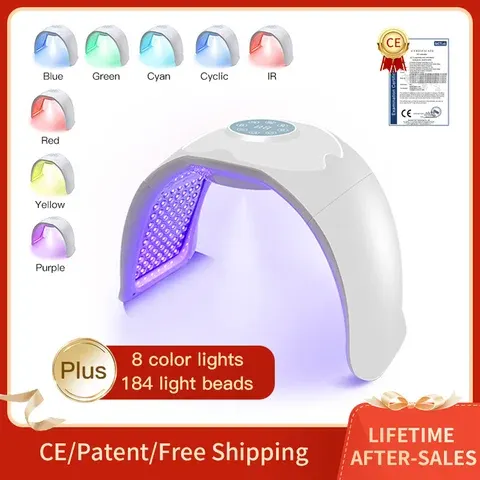 Pdt led Maske für Gesicht 8 Lichttherapie Hautpflege