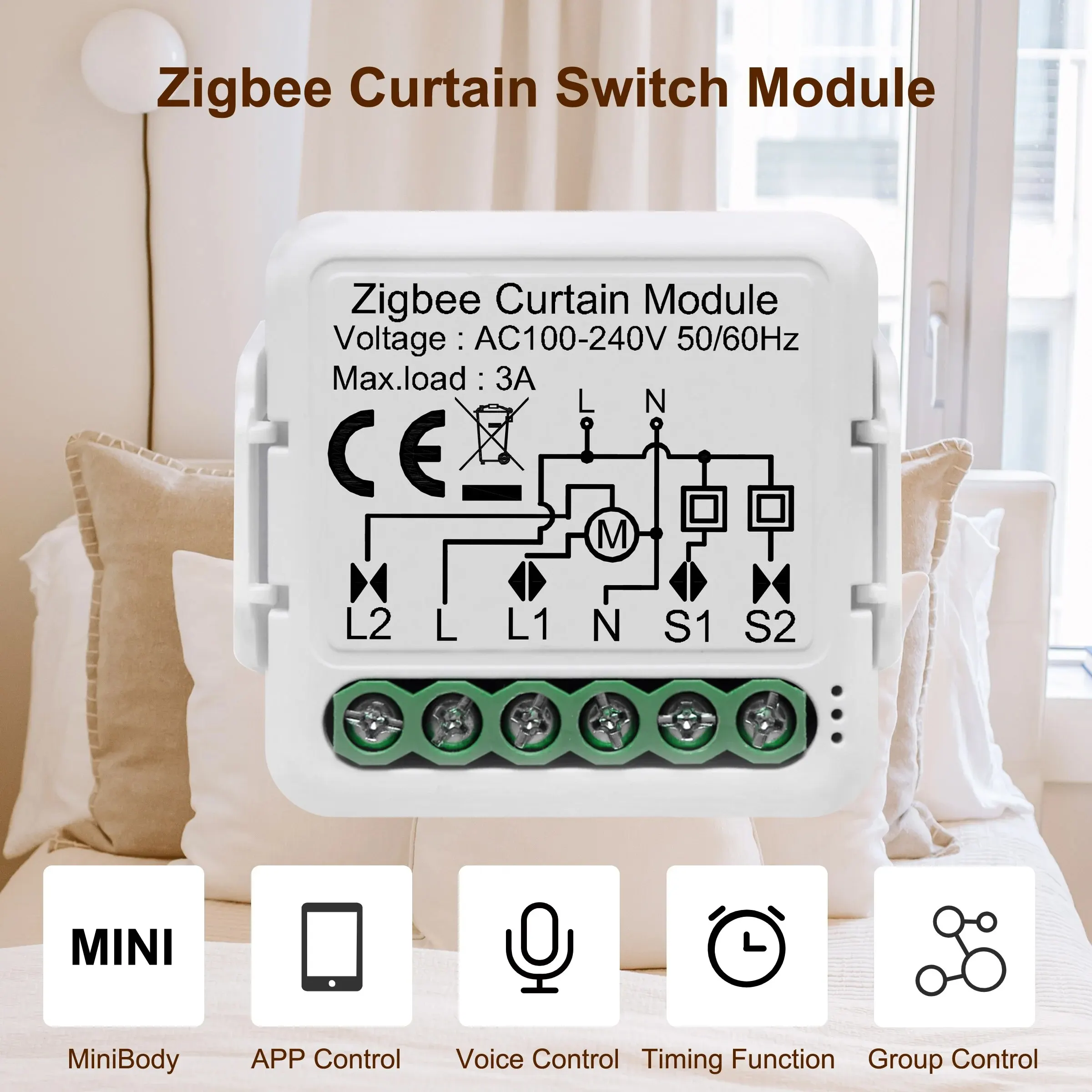 Girier Tuya Zigbee 3 0 Smart Blind Vorhang