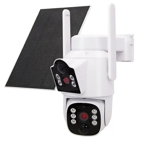 Solar Camera Waterproof HD 1080P Night Vision Dual