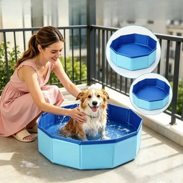 Faltbare Hundebadewanne 1
