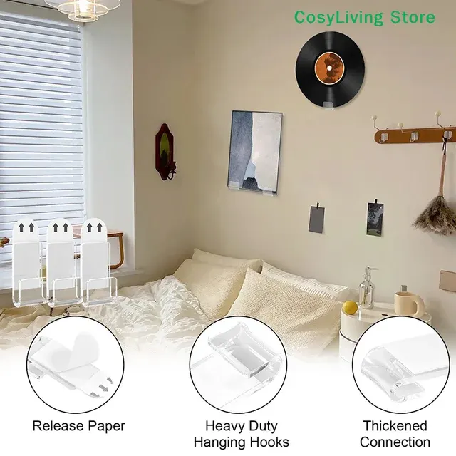 Wall Record Holder Set 4