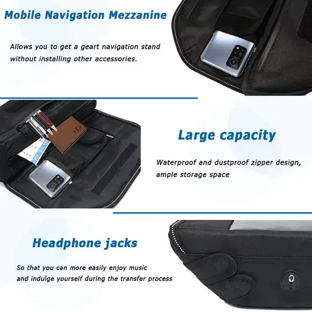 Motorcycle Handlebar Bag 3