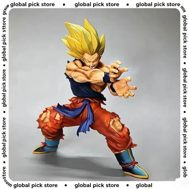 Son Goku PVC Collector Figure with Shockwave 1