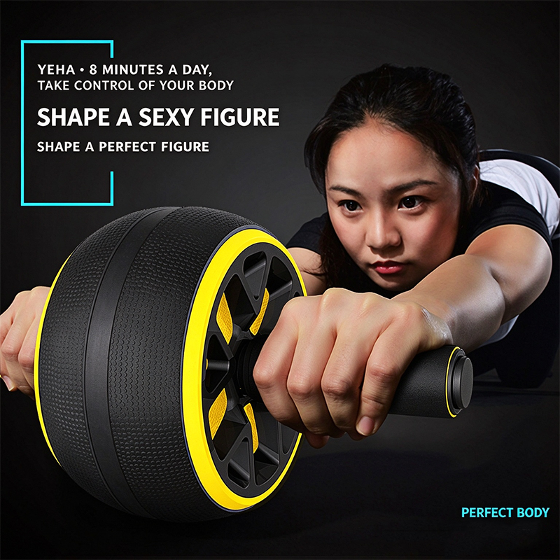 Abdominal Muscle Roller EVA Eco-Friendly Silent Exercise Wheel 2