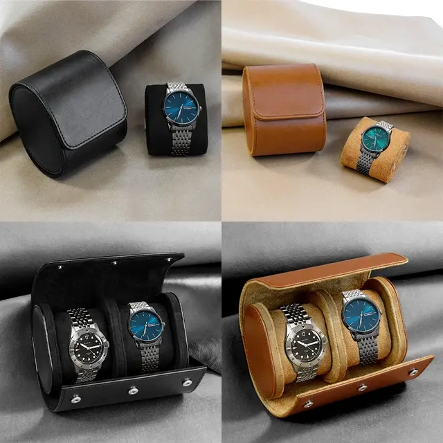 Travel Watch Roll Case for 3 Watches 4