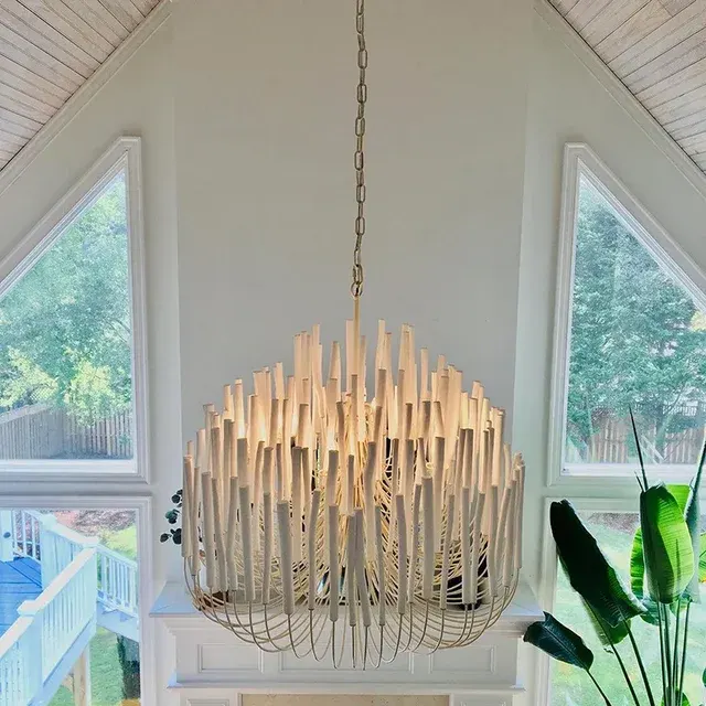 Wooden Branch Pendant Light 3
