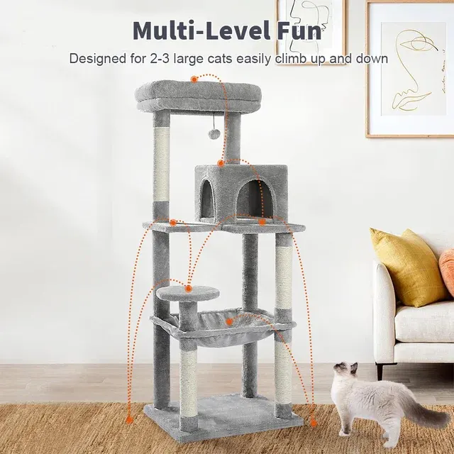 Cat Tree with Toys 3