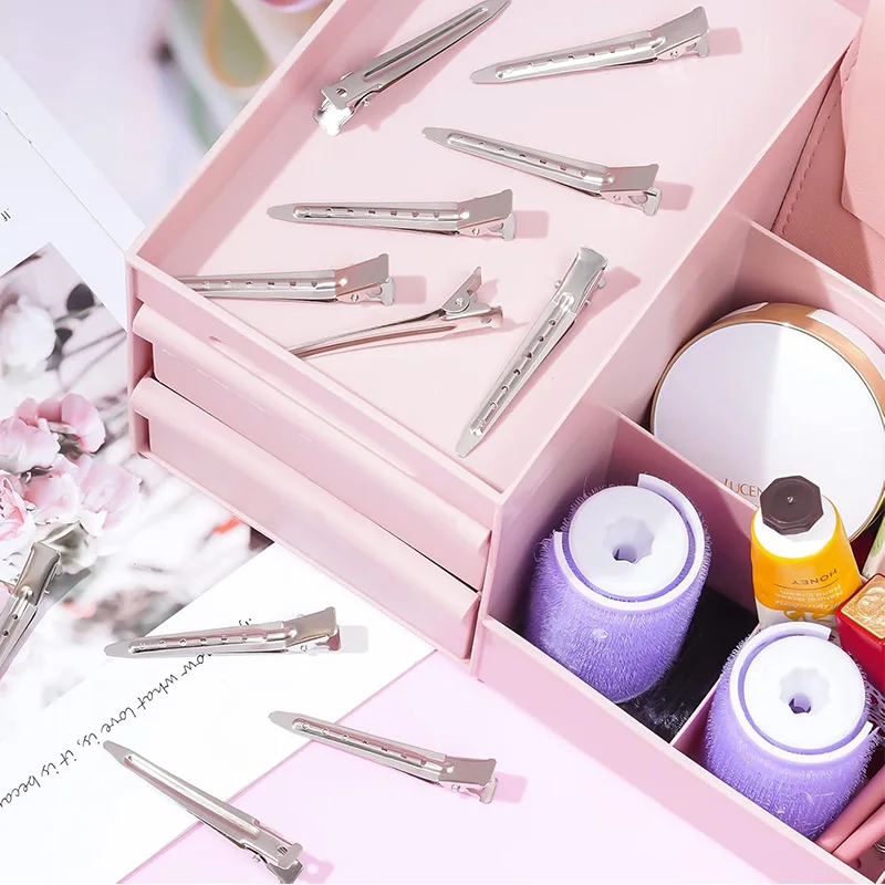 20-Piece Silver Duckbill Hair Clips 3