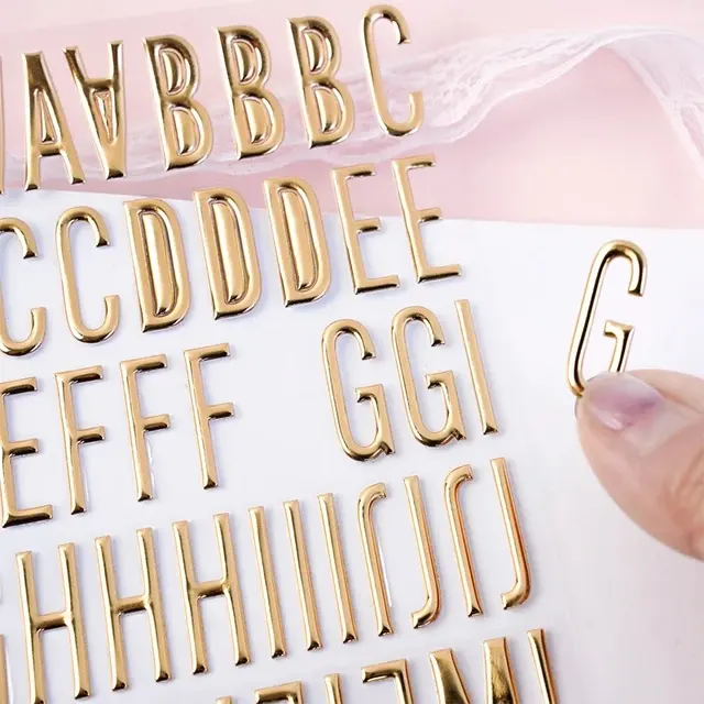 Letter Stickers 3