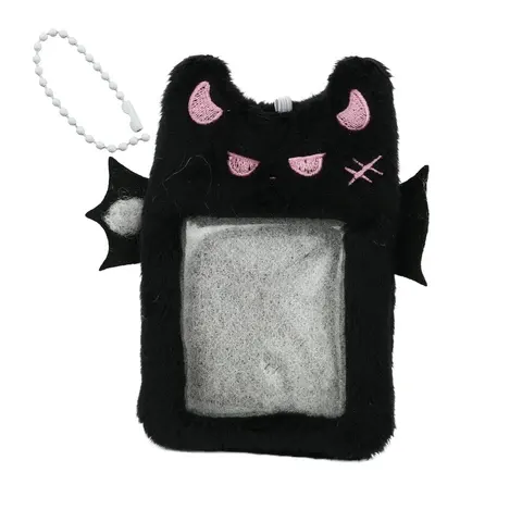 Plush Cartoon Devil Card Holder Sleeve