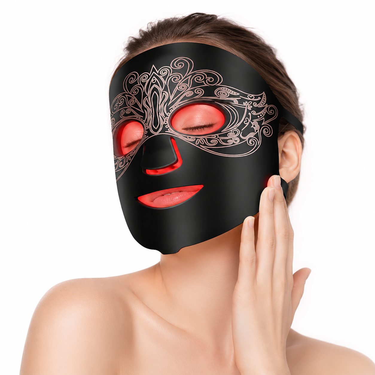 SHINE ERA Photon Therapy LED Light Mask-Silicone Wireless