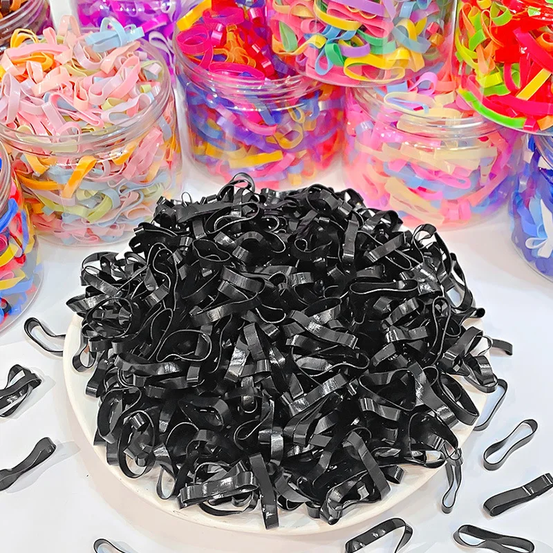 500 Thick Elastic Hair Ties for Women 3