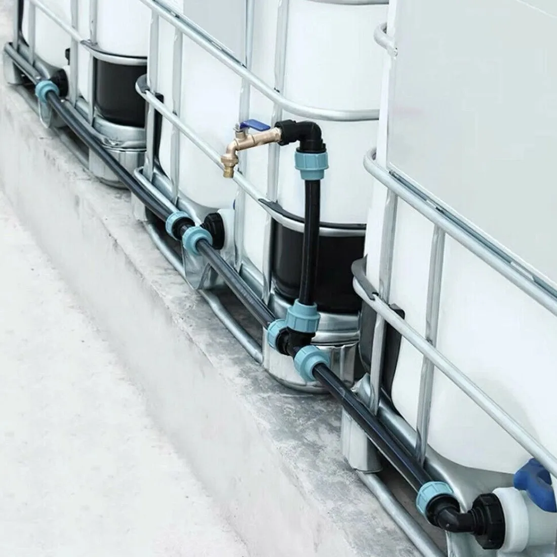 IBC-Adapter-Verbindungsset 3 4 Zoll für Wasserauslassventile in Lagertanks 3