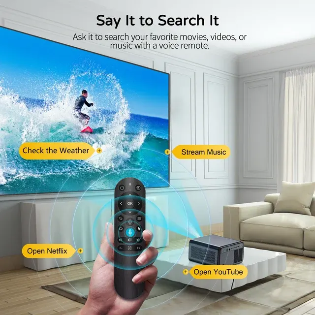 XNANO Projector Accessories Design Packaging 4K HD Smart 3