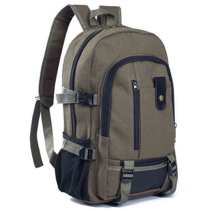 Canvas-Rucksack für Herren Schüler