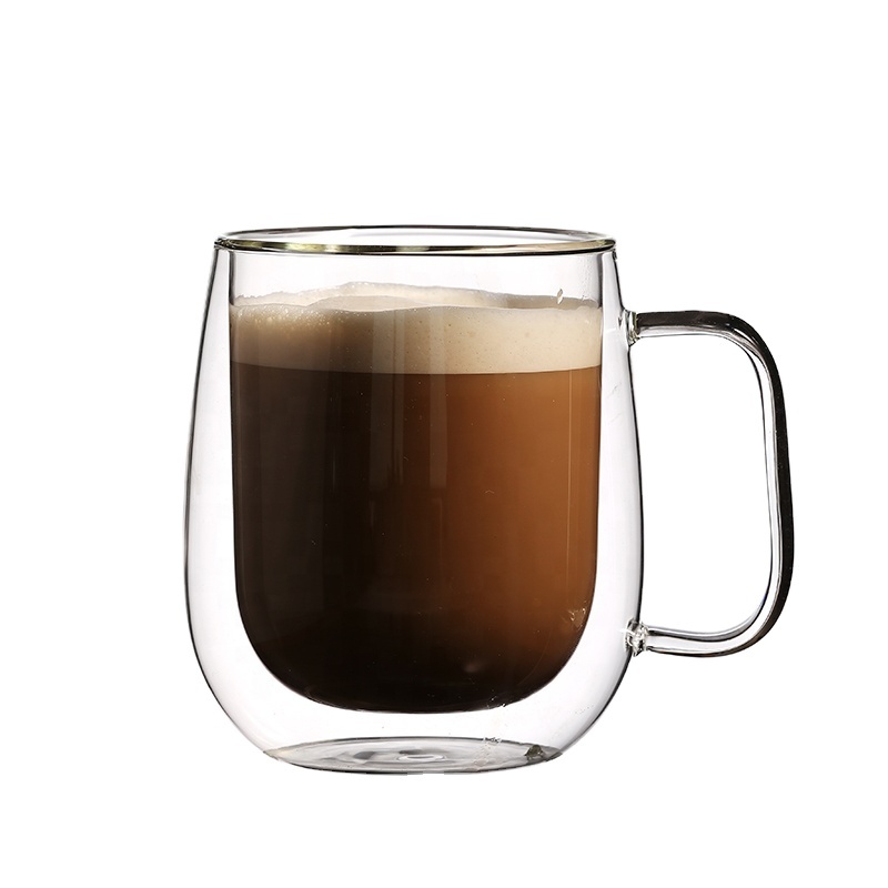 Double-Wall Glass Cup for Tea and Coffee