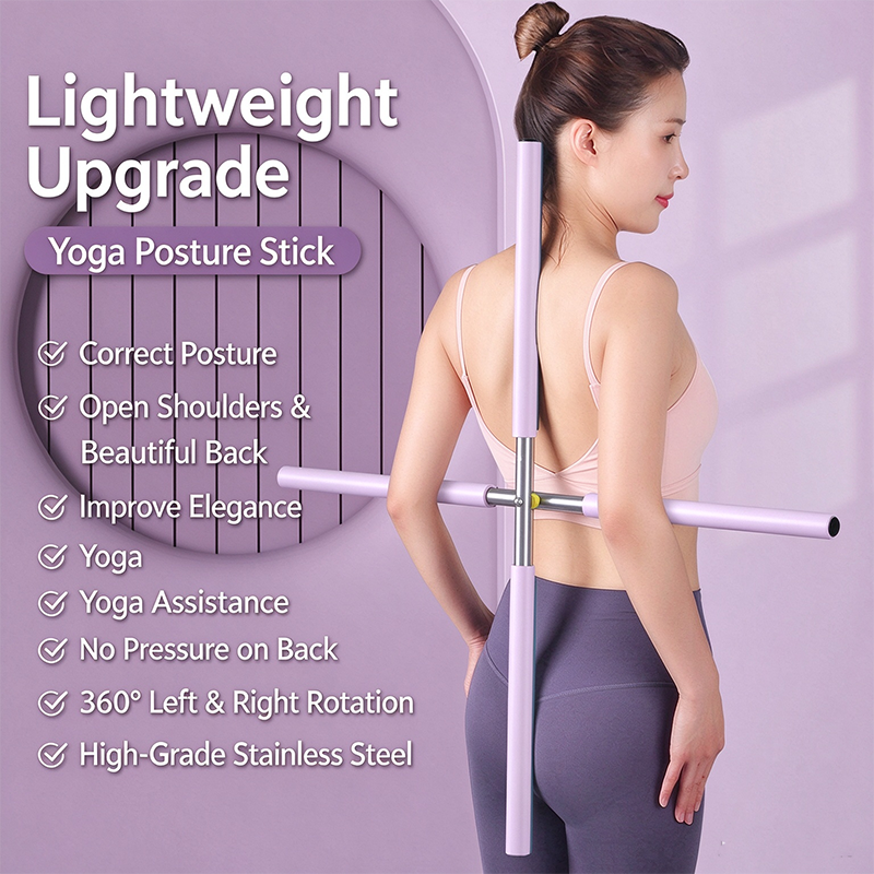 Eco-Friendly Anti-Slip Silicone Yoga Posture Corrector Stick Home