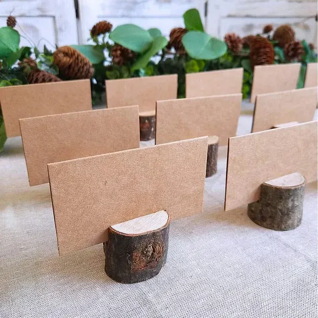 Wooden Table Card Holder 4