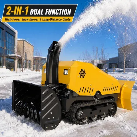 tracked snow blower