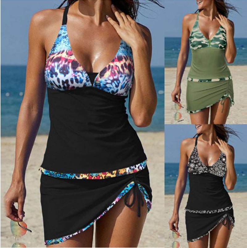 Bikini Split Striped Printed Swimsuit For Women 4