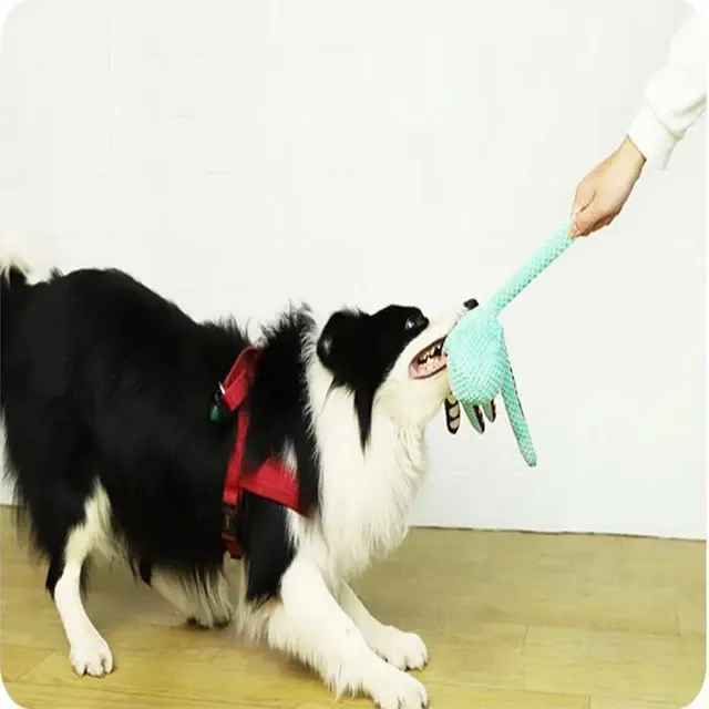 Interactive Plush Octopus Dog Toy with Sound 4