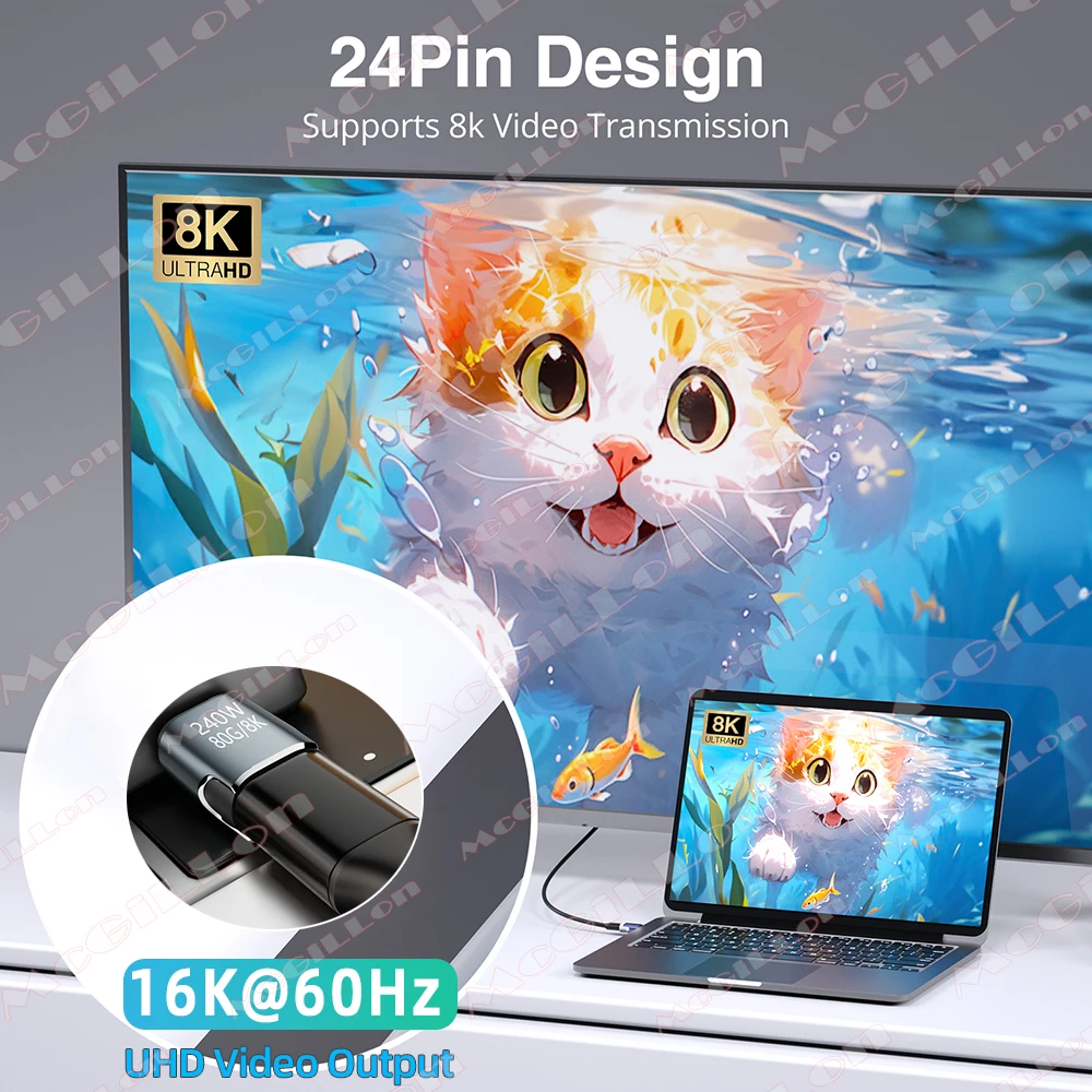 Magnetic Thunderbolt 5 USB-C Adapter, 240W 4