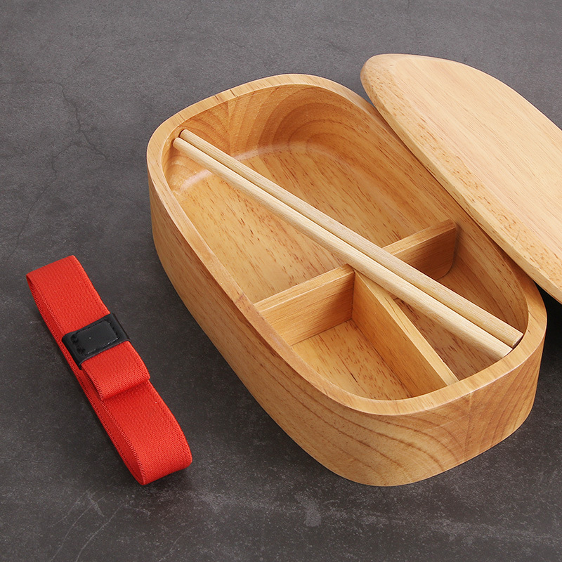 Wooden Lunch Box Size Single And Double Layer