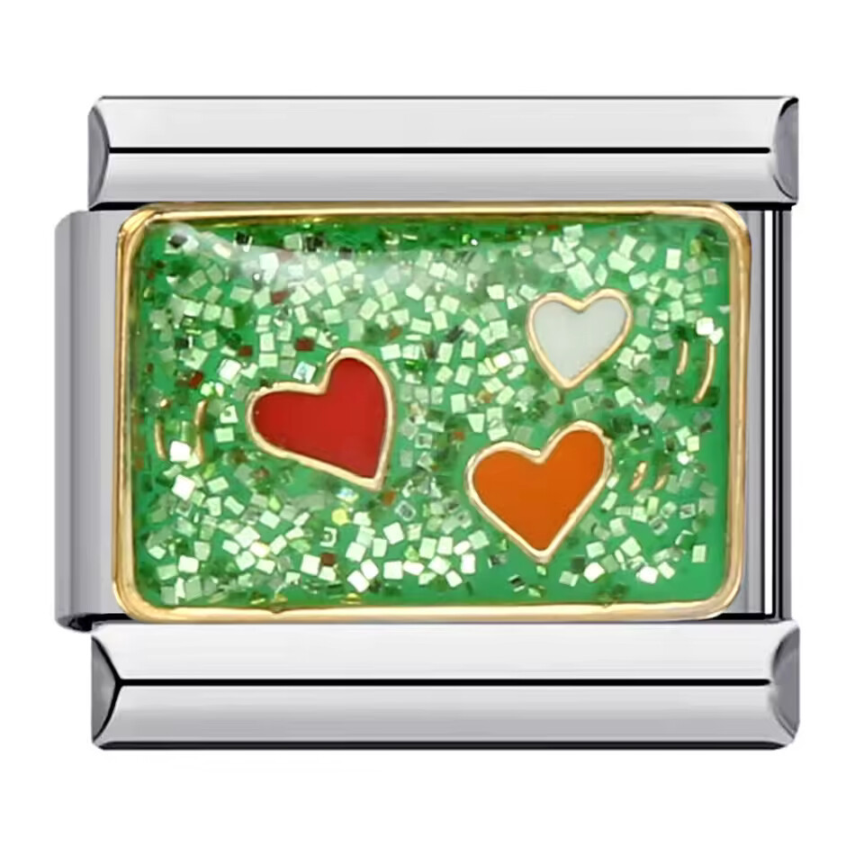 Stainless Steel Enamel Charm Bracelet 3