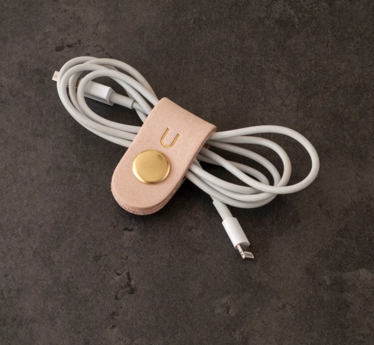 Minimalist Leather Cord Wrap Set 4