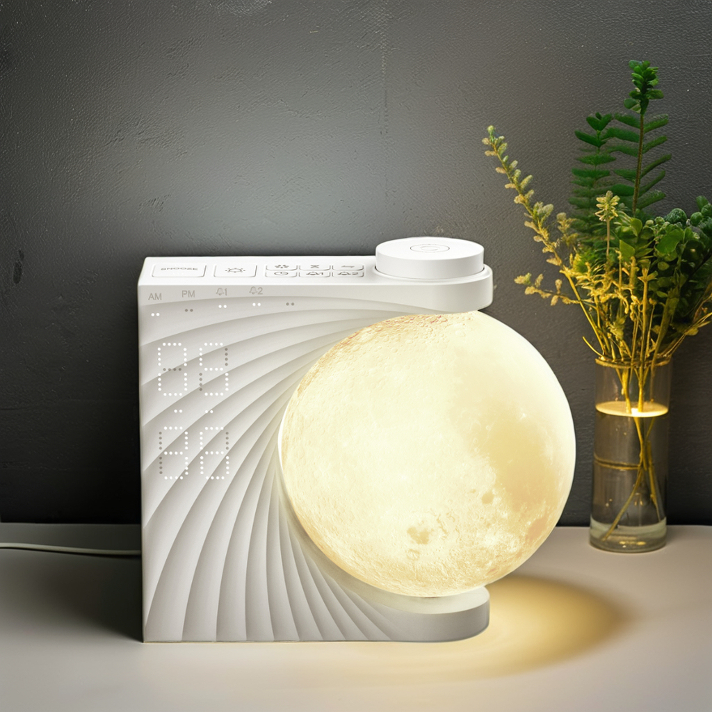 Modern Touch Dimmer Moon Bedside Lamp 2