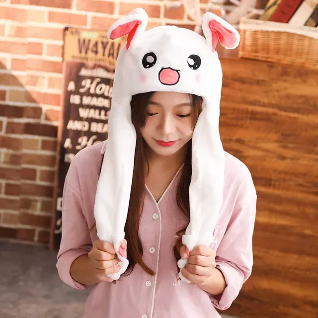 Plush Bunny Ear Hat 2