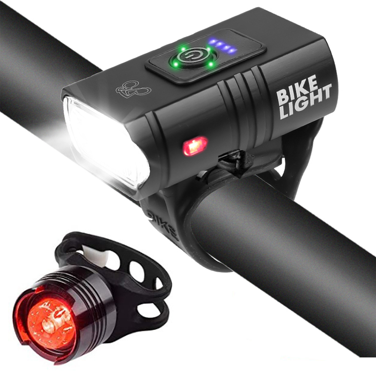 T6 LED Bicycle Lamp Bike Front Light Usb