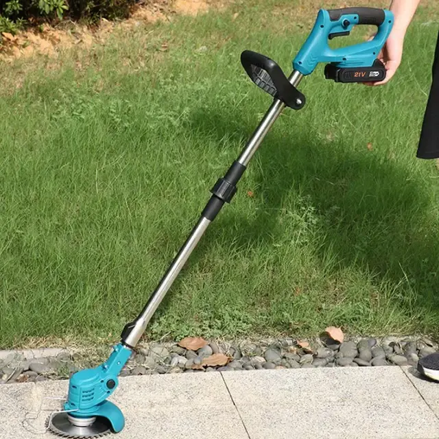 Kabelloser Akku-Rasentrimmer, verstellbare Länge 3