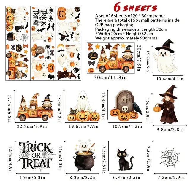 Halloween-Fensteraufkleber 3