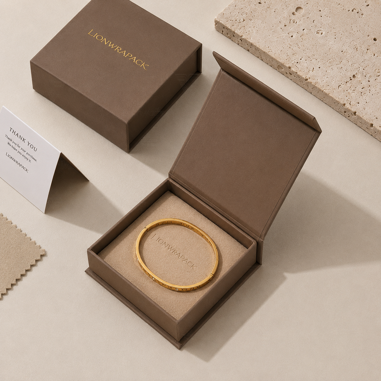 Magnetic Jewelry Box Set Recyclable Cardboard 3